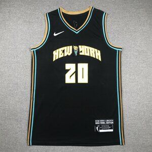 Sabrina Ionescu #20 NY Liberty Nike Explorer Victory Jersey Black